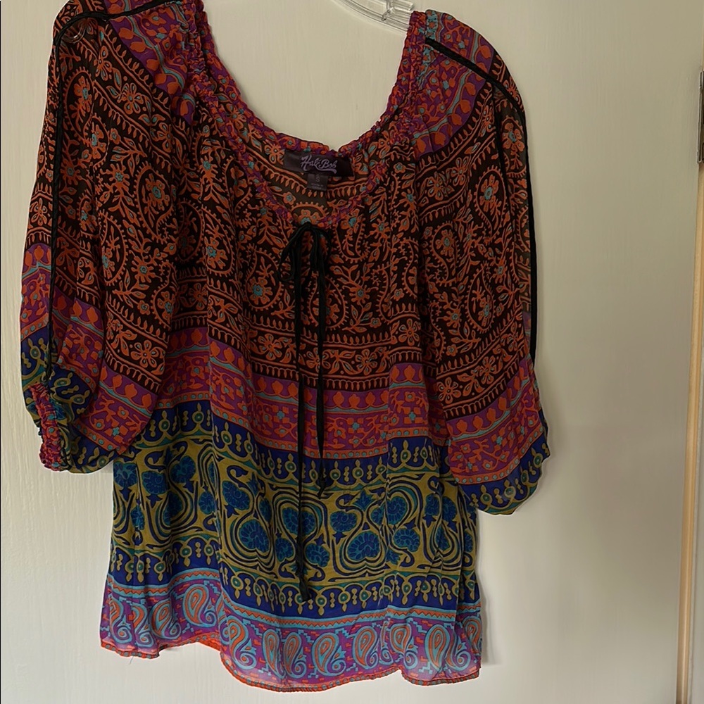 Colorful Paisley Women's Top